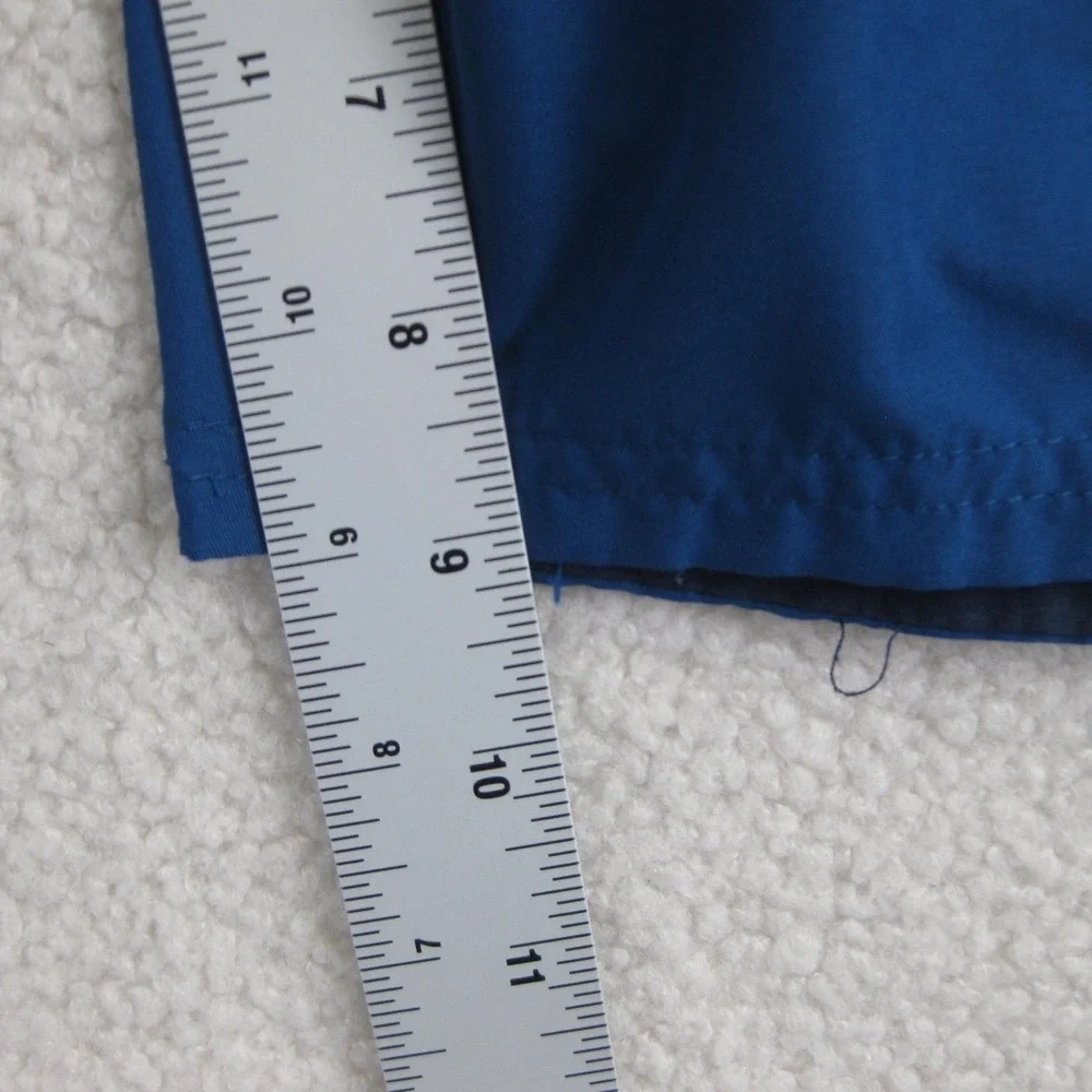 Nike Swim Trunks Mens L Blue Colorblock Board Shorts Swoosh‎ Athletic